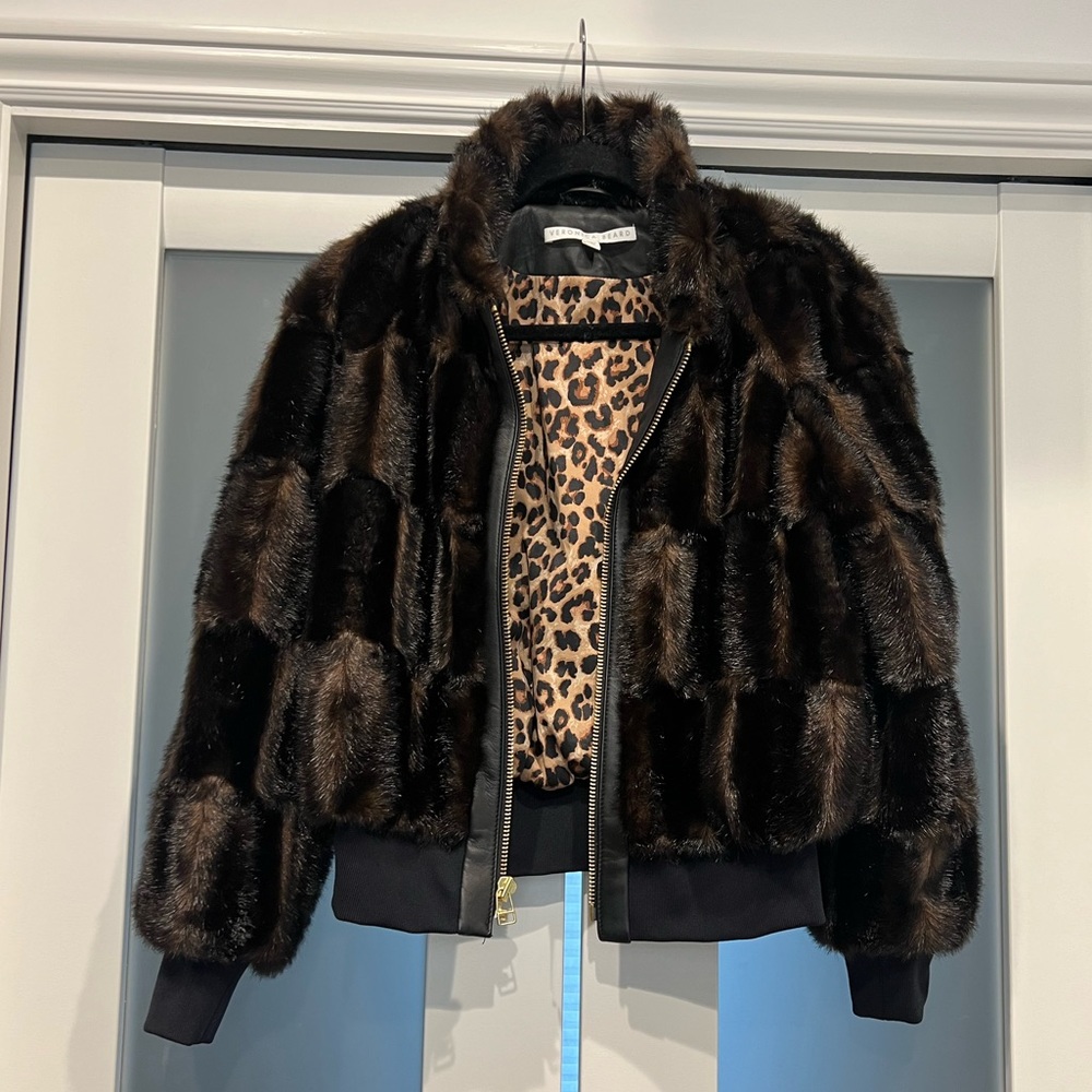 Veronica Beard Faux Fur Jacket